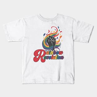 Rainbow Revolution Kids T-Shirt